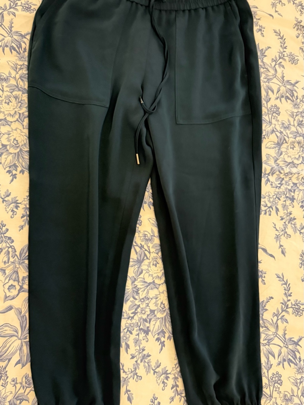 Ann Taylor Black Drawstring Jogger Pants